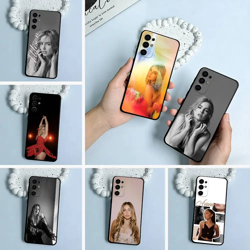 Addison- Rae Phone Case For Samsung S25,S24,S21,S22,S23,S30,Ultra,S20,Plus,Fe,Lite,Black Soft Silicone