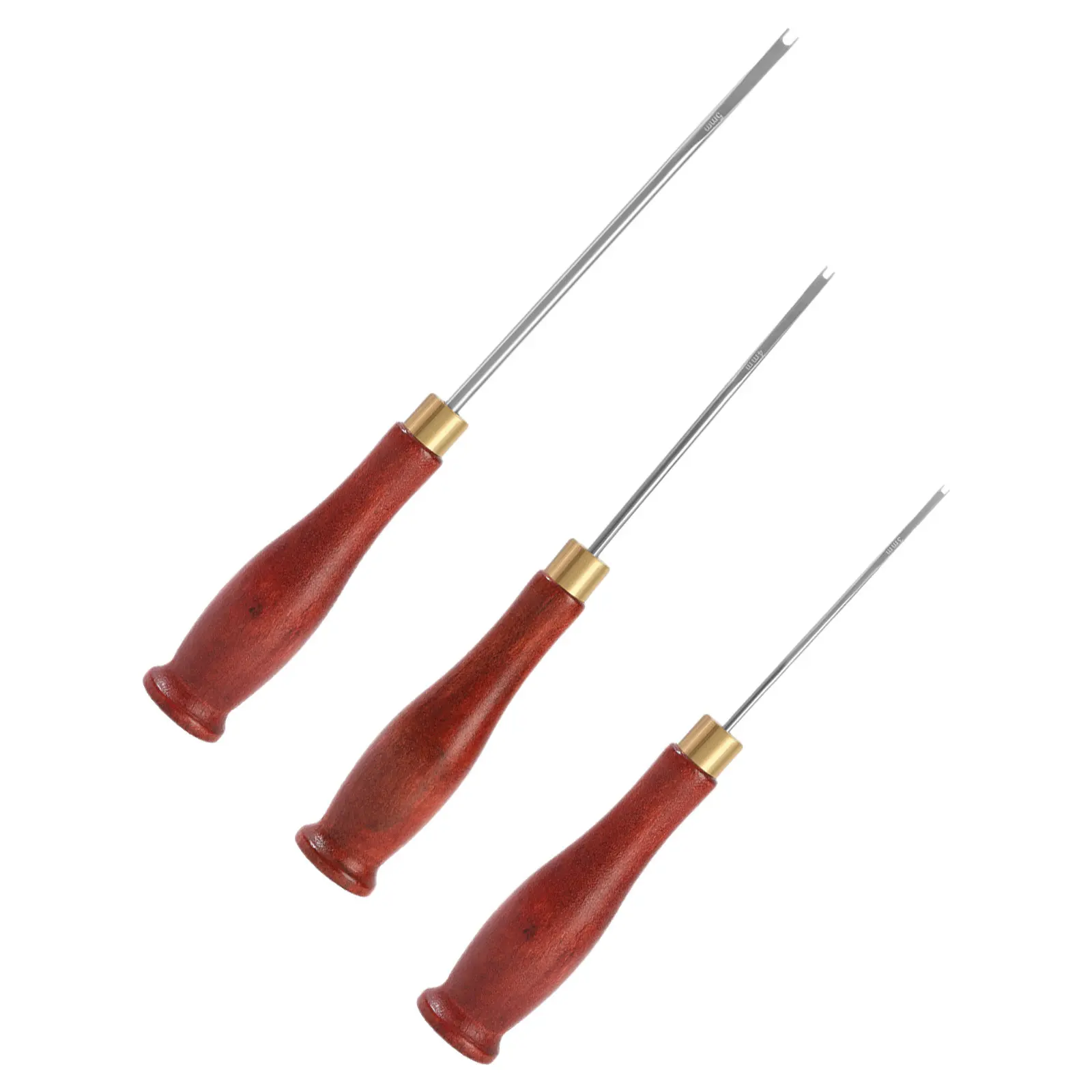 

3Pcs Stuffing Tool Wooden Handle Cotton Filling Craft Plug Awl 3Mm 4Mm 5Mm Hand Sewing Filling Needle for Pillow Soft Animal