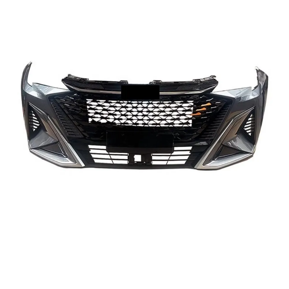 Car Front Bumper Grille Mask Assembly For Changan Oushang X5 Plus 2023 Fog Lamp Frame Auto Accessories