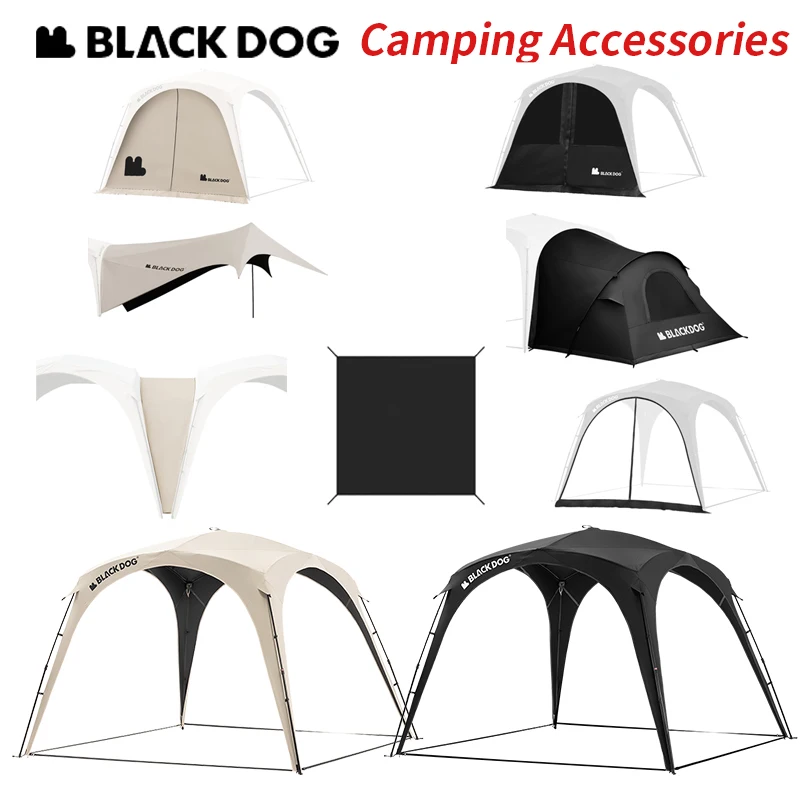 

Naturehike BLACKDOG автоматический навес для кемпинга, путешествий, наземная ткань, сетчатая дверная занавеска на молнии, аксессуары для палатки для спальни