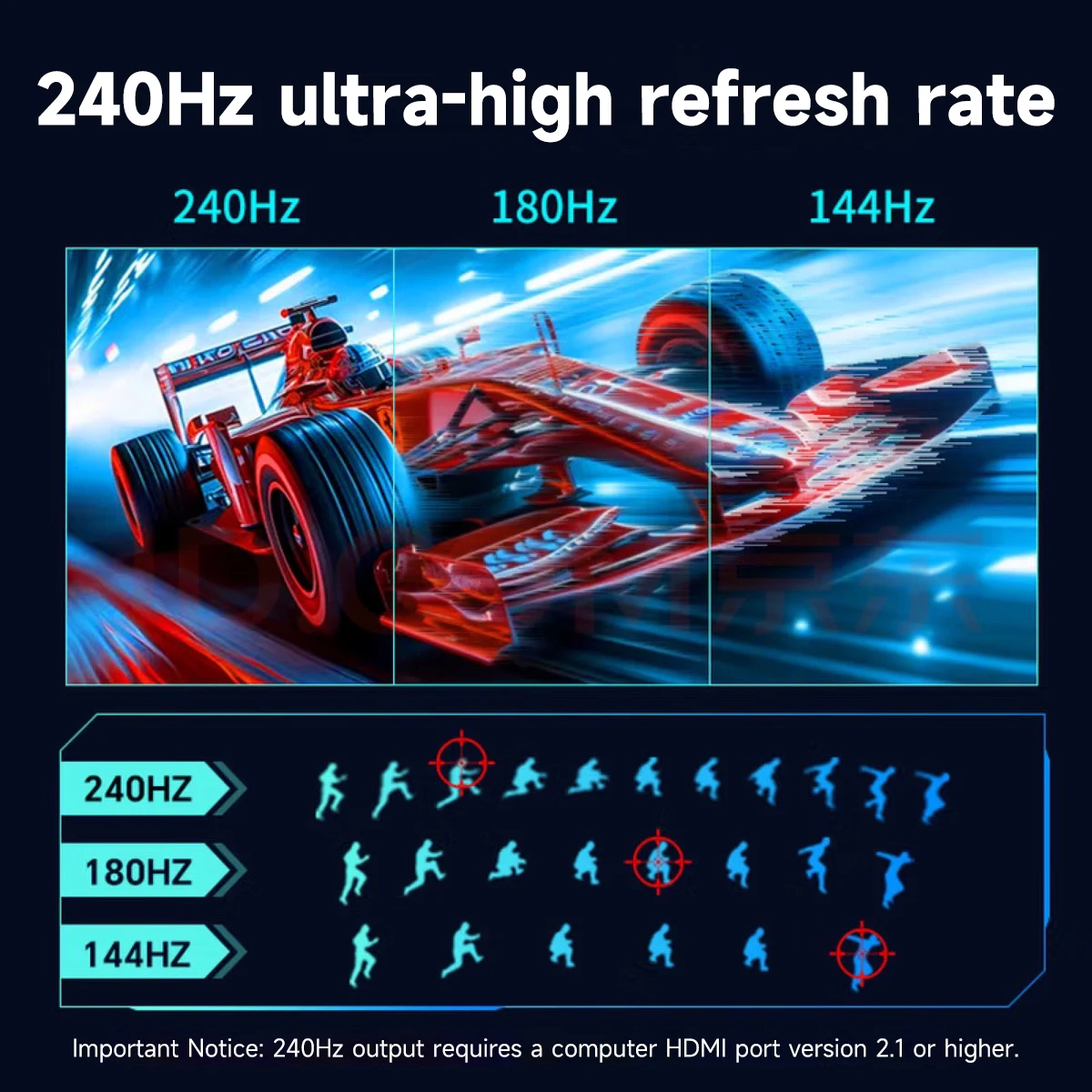 UPERFECT Monitor Gaming Portabel 16 "2K 240Hz Layar QHD 2560X1600 100% DCI-P3 400 Nits Layar Kedua Eksternal untuk Ponsel Laptop