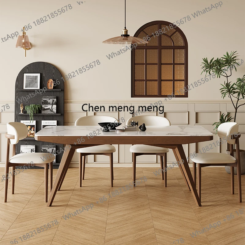 

Nordic Solid Wood Dining Table Modern Simple Comfortable Adult High Quality Table Aesthetics Console Mesas De Jantar Furniture