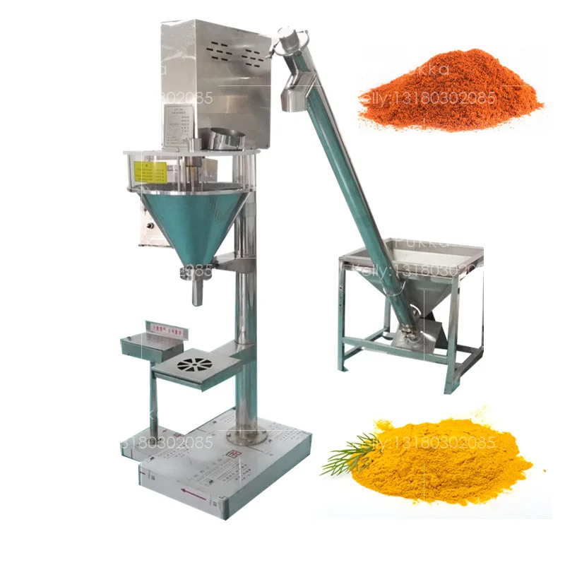 304 Stainless Steel Food Industry CE Approved Spice Powder Auger Filler Filling Machine