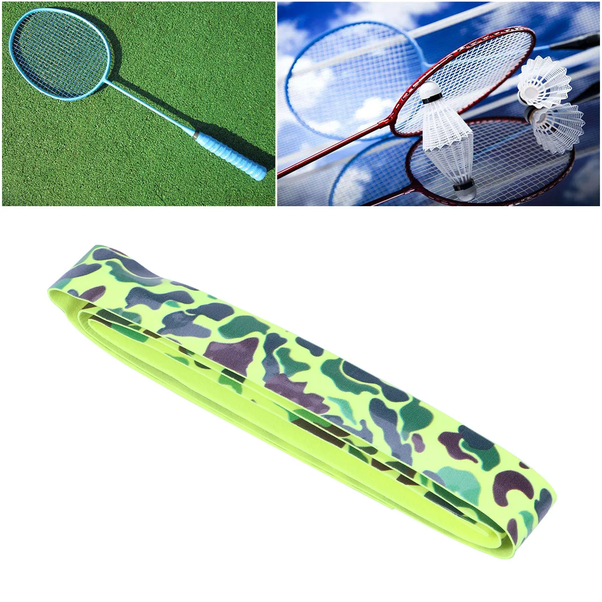 

Tennis Badminton Racket Grip Tape PU Anti Slip Overgrip Absorb Sweat for Racket Ball Fishing Pole Jump Rope