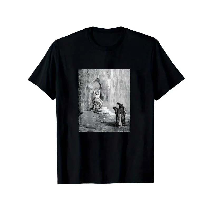 Black T-shirt featuring Leonardo da Vinci's 