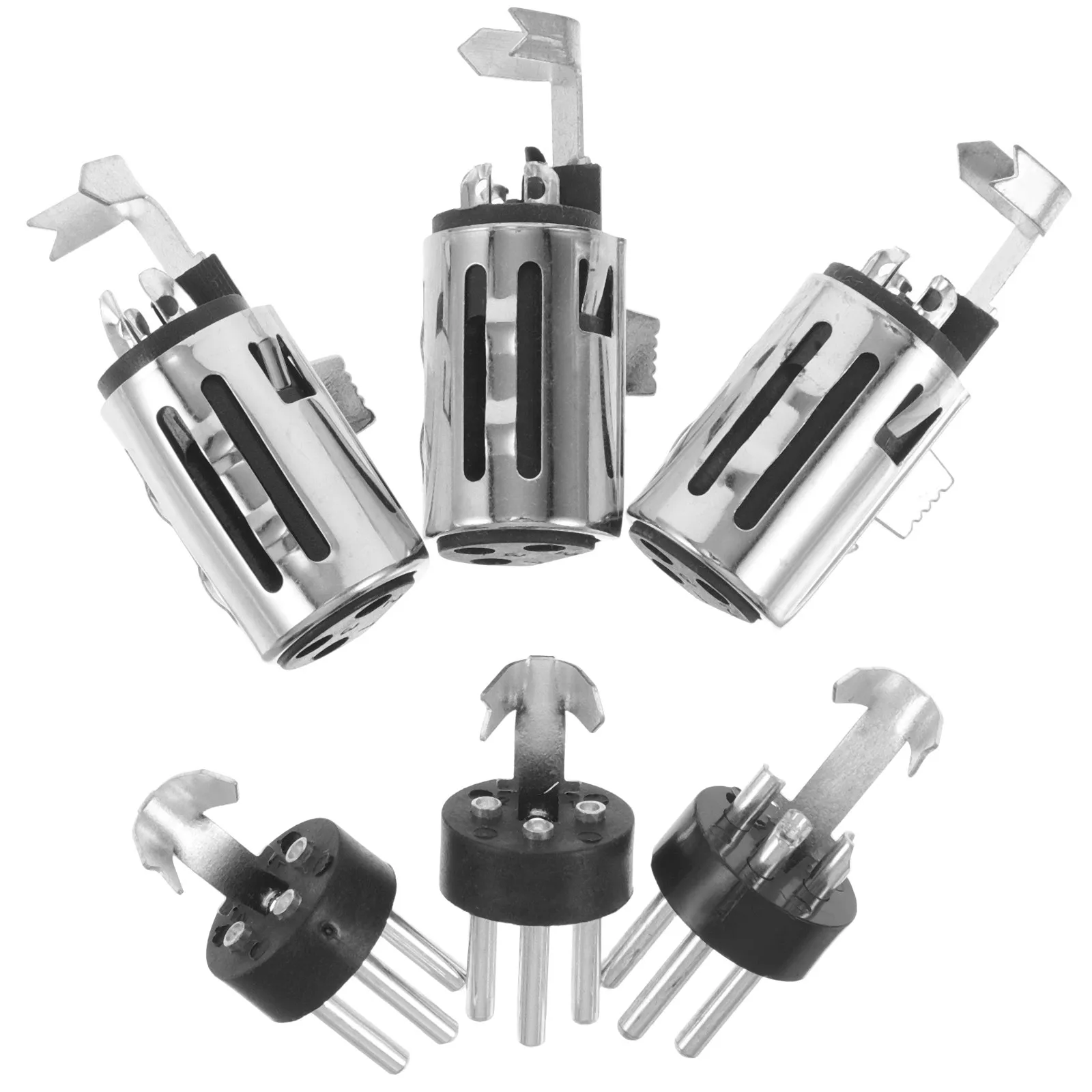 6Pcs Xlr Audio Adap…