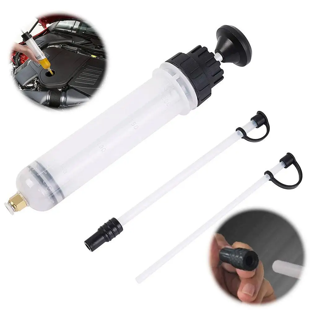 200cc Car Oil Change Brake Bleeder Fluid Pump Extractor Bottle Truck Syringe Accessories Universal Motorcycle Vehicles Fill E4T0