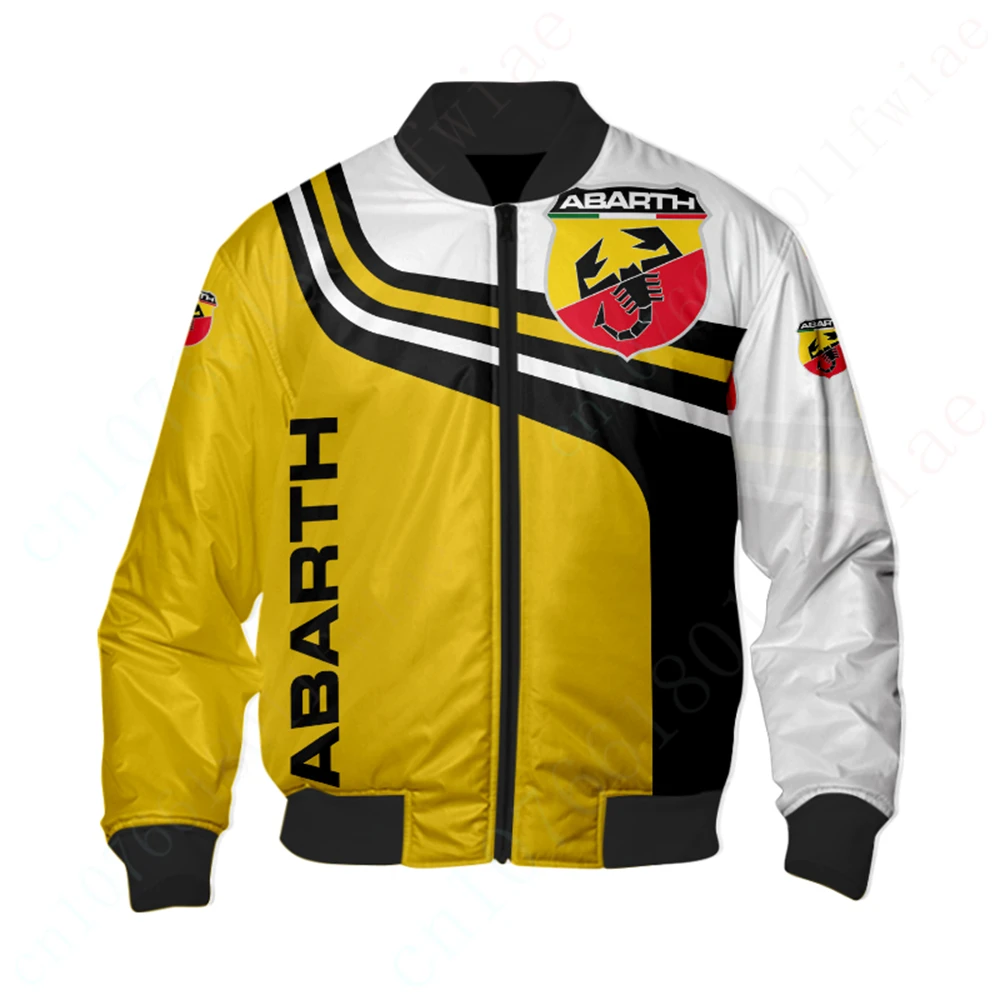 

Abarth Thick Coats 3D Windbreaker Bomber Jacket Techwear Baseball Uniform Jackets For Men's Clothing Harajuku Parkas Jacket