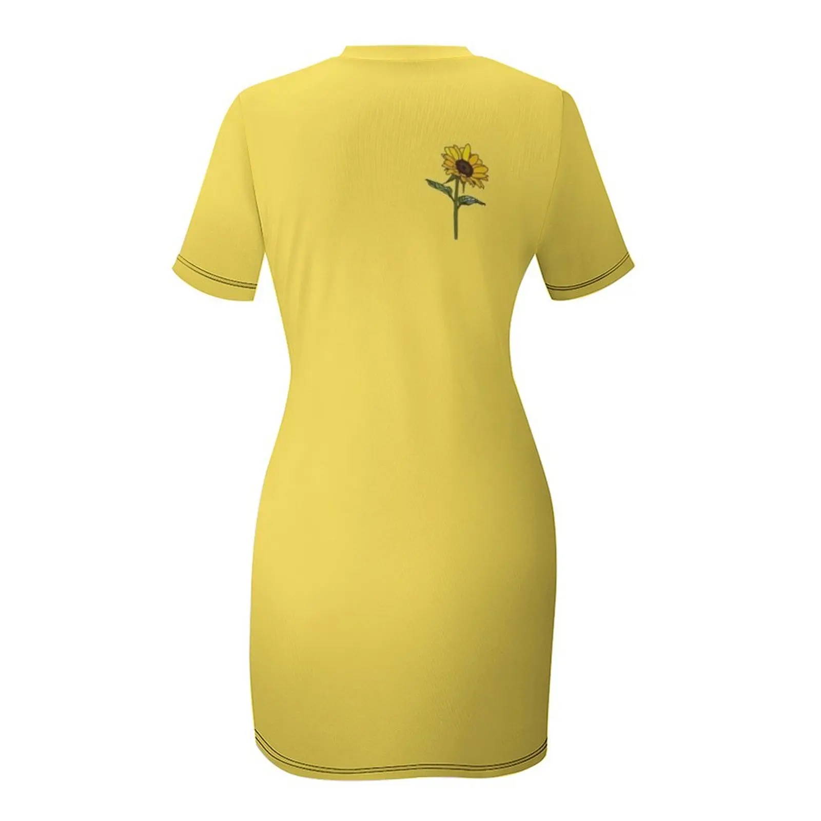 リトル美的ひまわり半袖ドレスレディースドレスドレス女性のためのレディースドレス女性のための 2025 ドレス