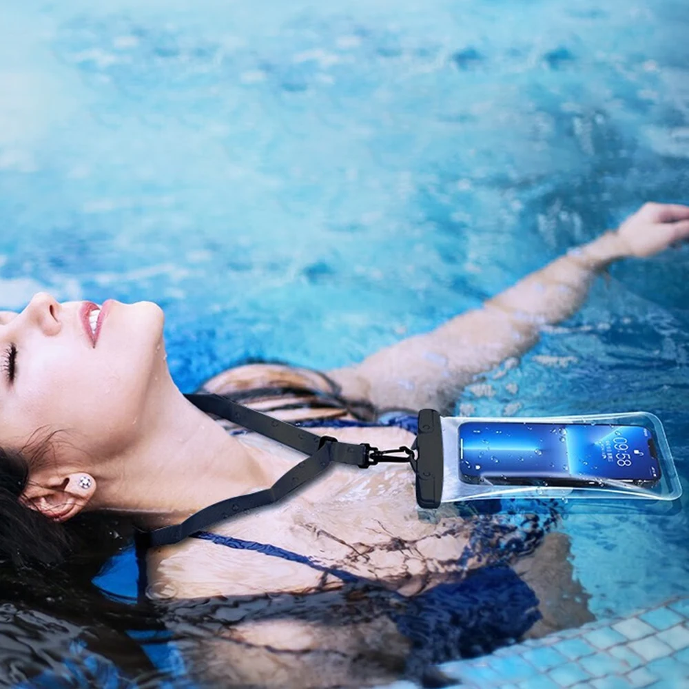 For iPhone 5- 17 Pro Max Plus Mini Air Waterproof Phone Case Swimming Bag Universal Underwater Protect Pouch Cover - view 5