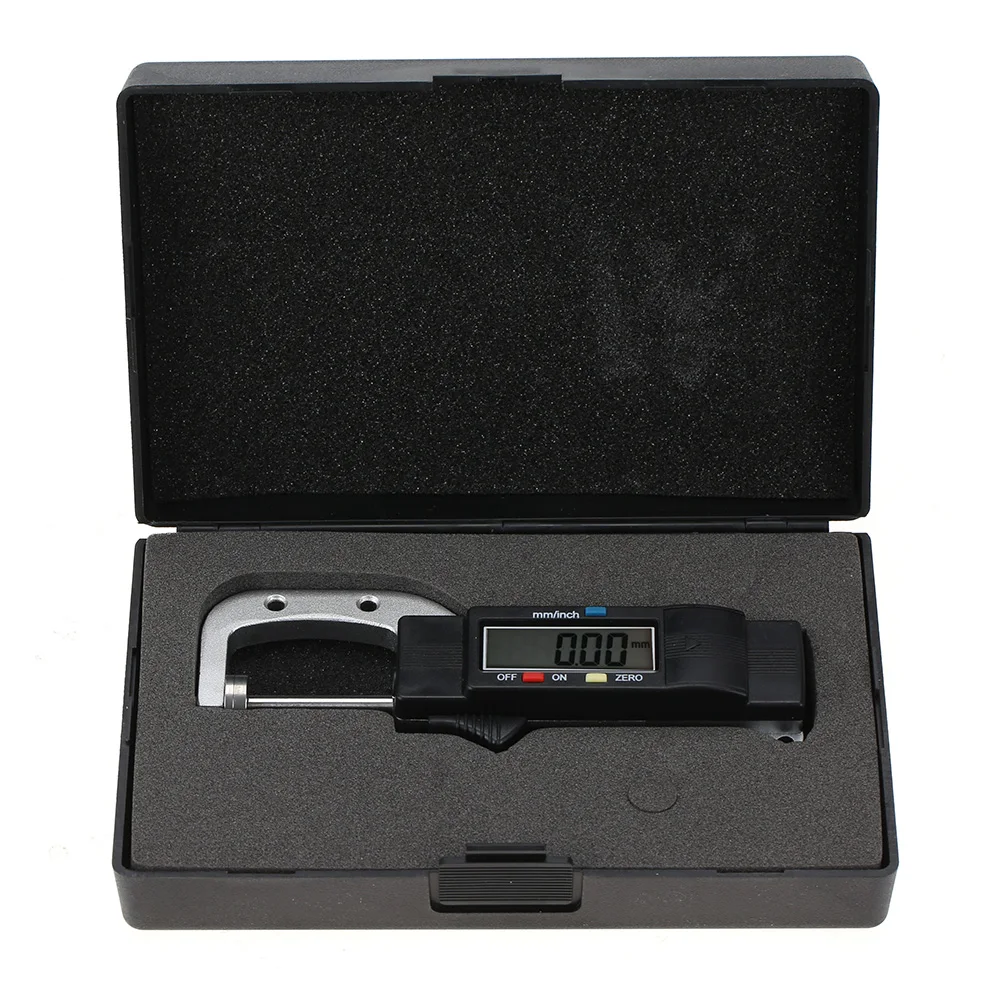 Horizontal Type Electronic Digital Display Caliper Thickness Gauge Measuring Tool 0-25mm