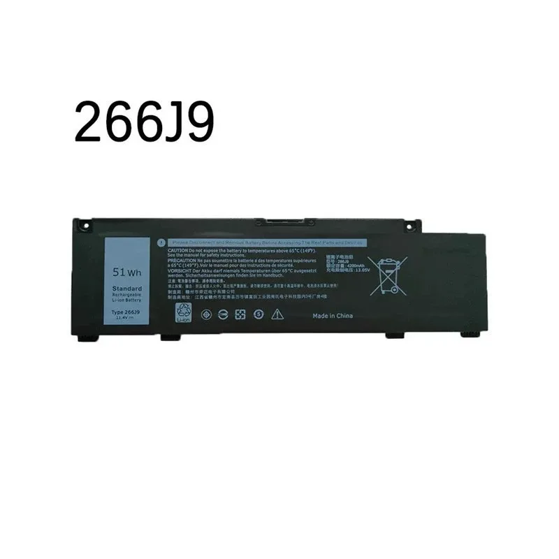 266J9 MV07R Laptop Battery For DELL G3 15 3590 3790 3500 3700 G5 5500 5505 SE 5000 Series Notebook 266J9 72WGV W5W19 M4GWP