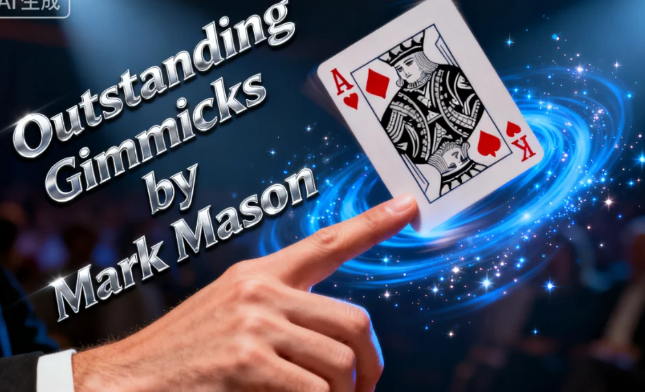 

Outstanding By Mark Mason Professional Magic Tricks Gimmicks Switch Card Deck for Street And Stage Performance Funny Props