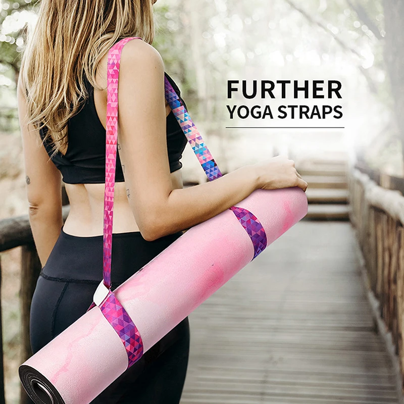 Yoga Mat Riem Riem Verstelbare Sport Sling Schouder Draagriem Riem Oefening Stretch Fitness Equiment Elastische Yoga Riem Hot