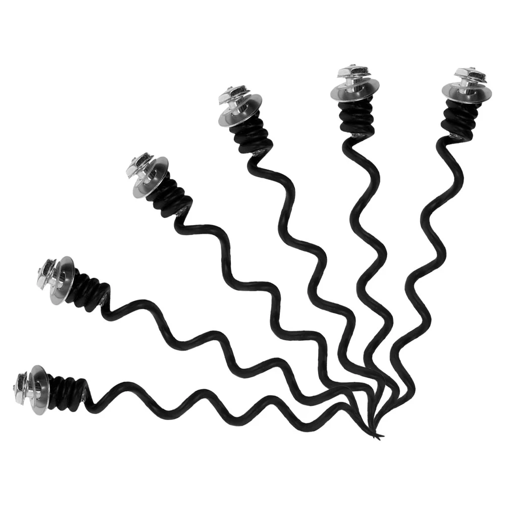 

6Pcs Metal Corkscrew Spiral Bit Replacement Wine Opener Sturdy Accessory Creative Design Versatile Use Decorative Function