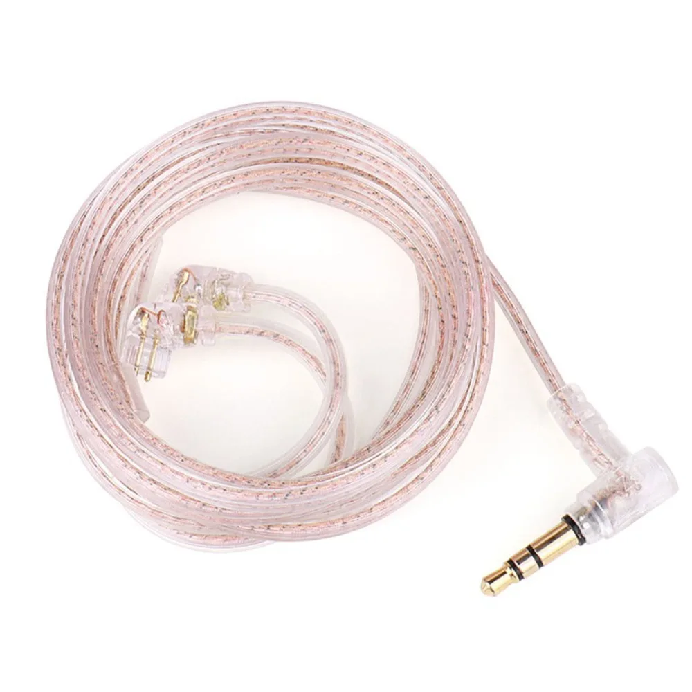 3.5MM KZ Earphones Cables Upgrade with Microphone KZ Headphones Wire High-Purity 2PIN Wired Earphones Cables Headset Accessories