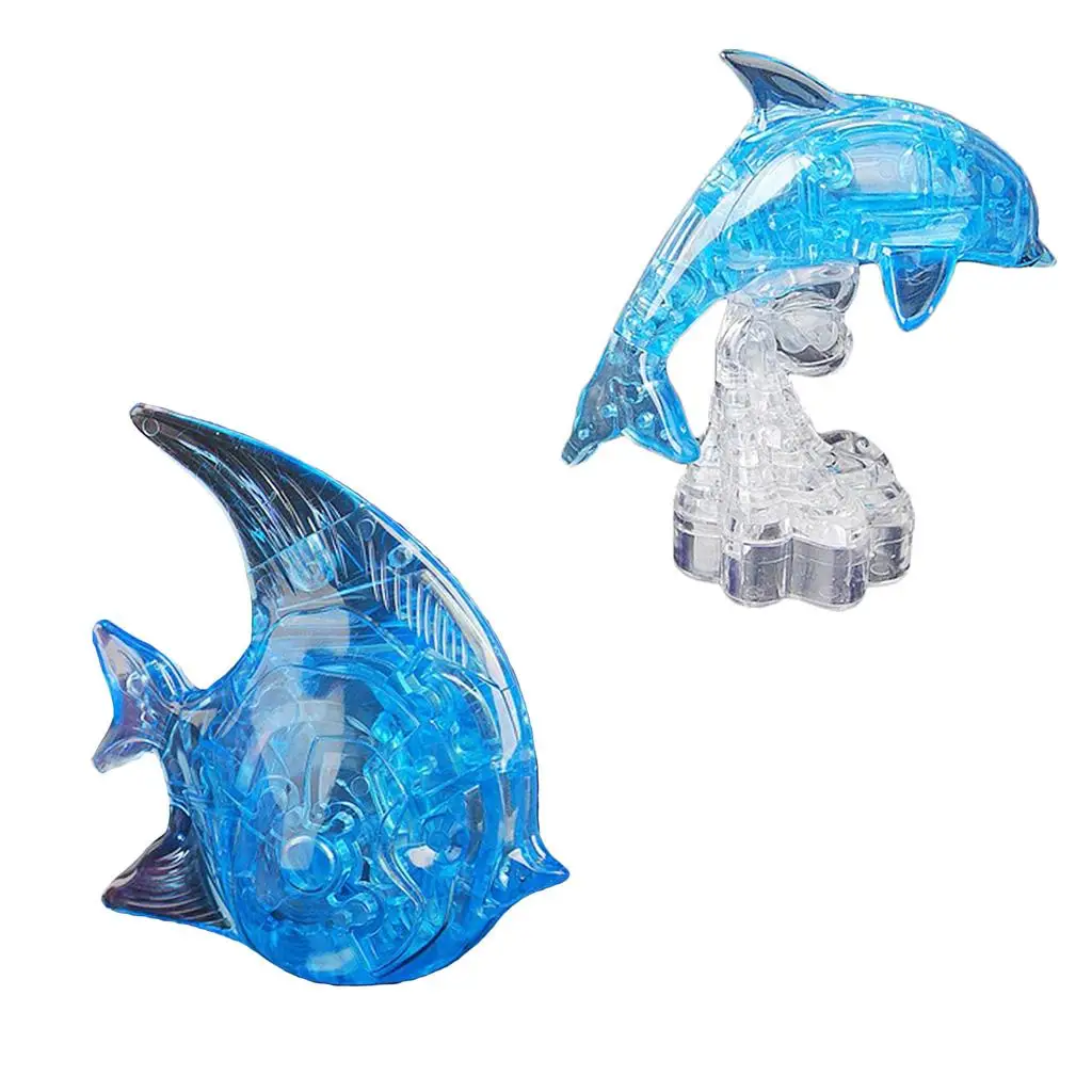 Fête pour enfants jouant au jouet amusant D Puzzles en cristal Puzzle cadeau