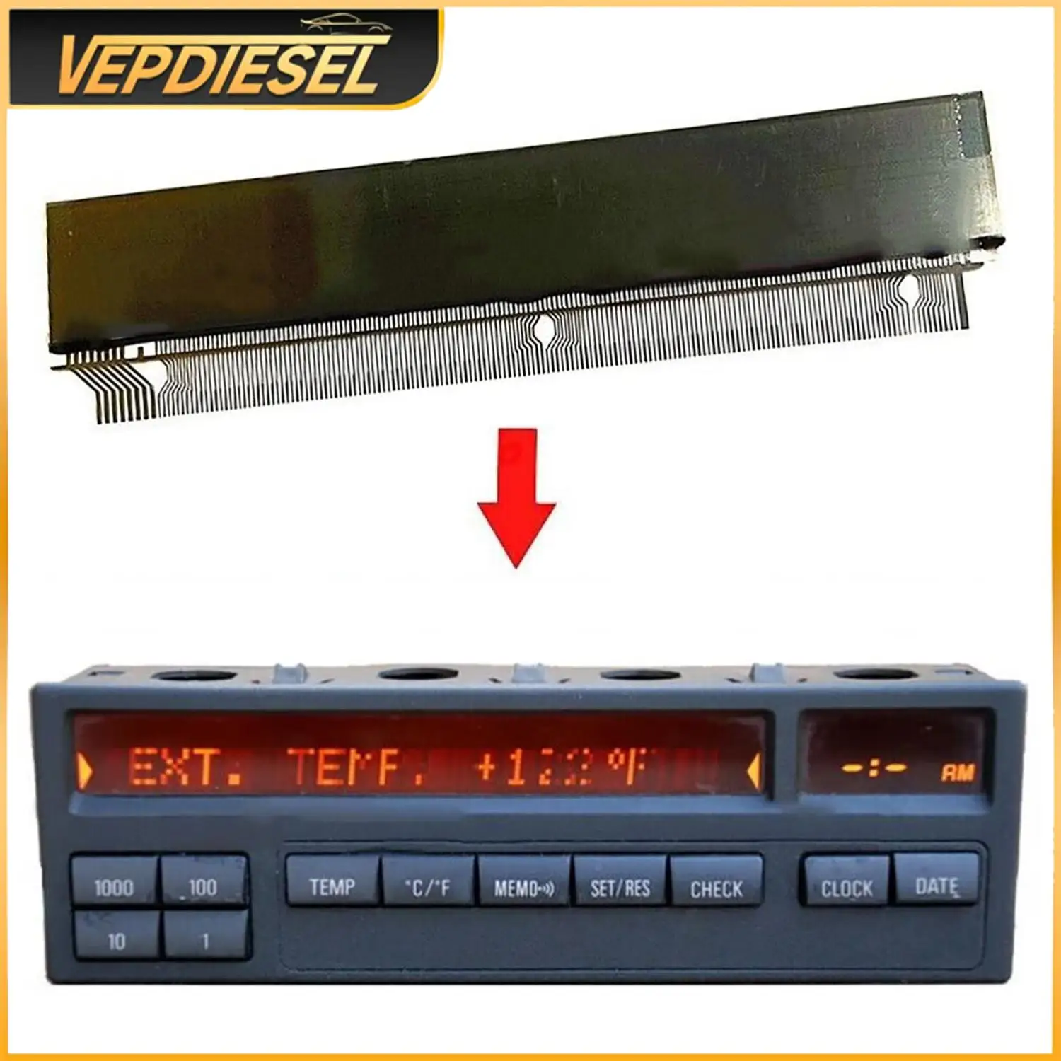 

OBC ЖК-дисплей с 11 кнопками 62136913864 62136913866 ДЛЯ BMW E36 3 серии M3 E31 8 серии 62136913865 62136913867 62136913868