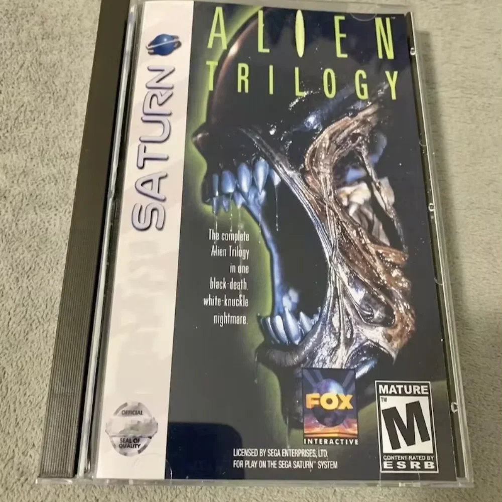 

Saturn Copy Disc Game Alien Trilogy With Manual Unlock SS Console Game Optical Drive Retro Video Direct Reading Game