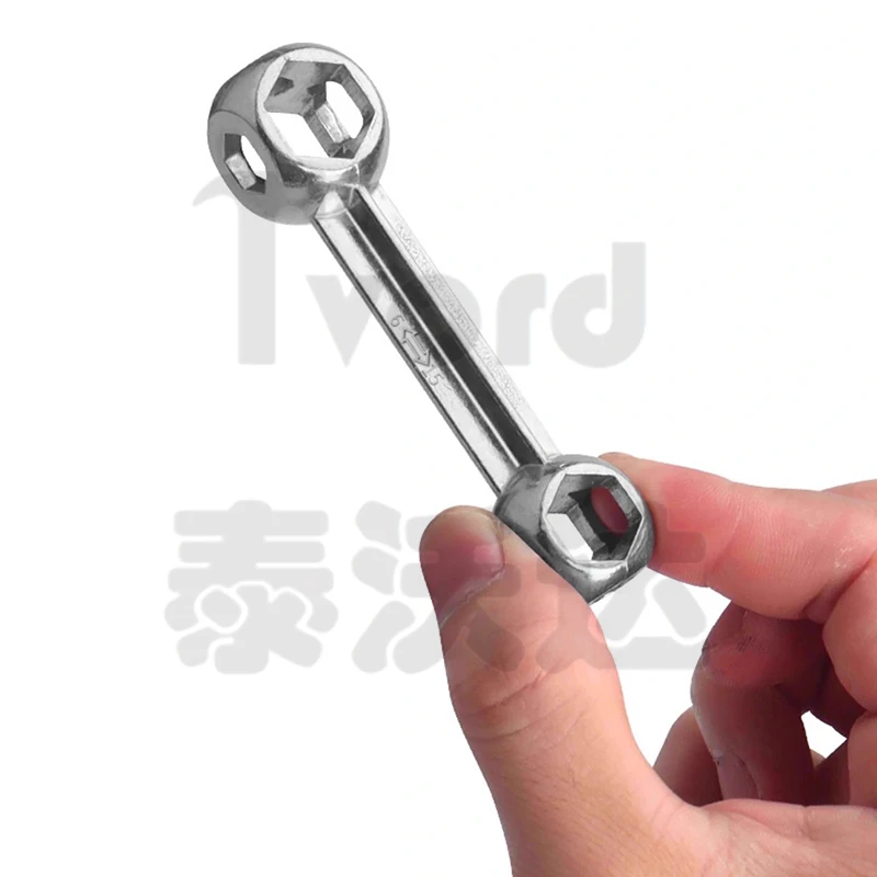 Multifunctional Hexagonal Wrench Hexagonal Screw Tool Portable 10-in-1 Bicycle Inner Hexagonal Socket Small Wrench