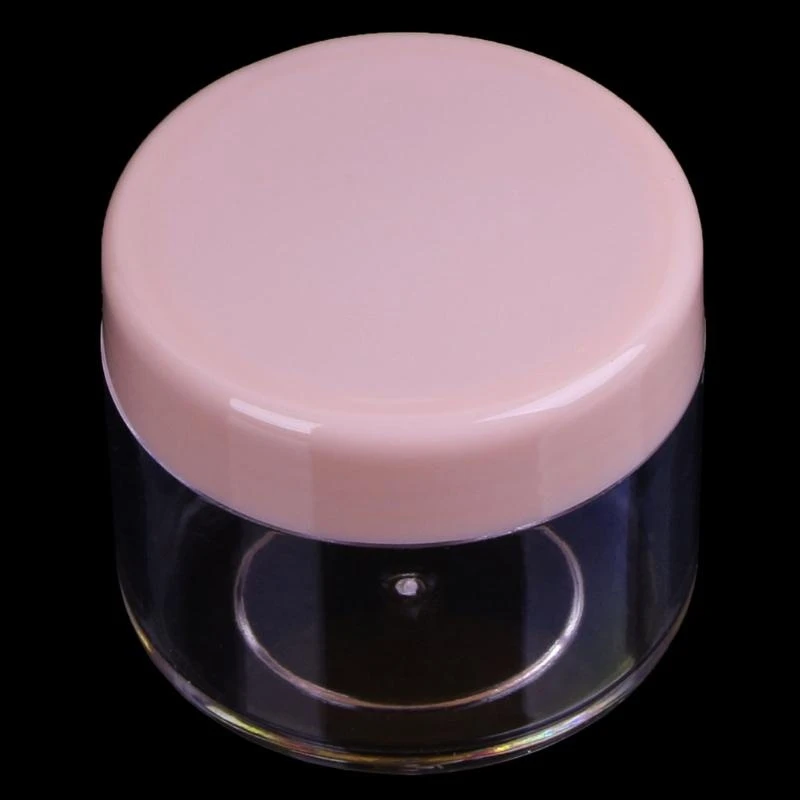 97QC mini muestra botella cosmética jarro maquillaje macizo crema para contenedor bálsamo labial