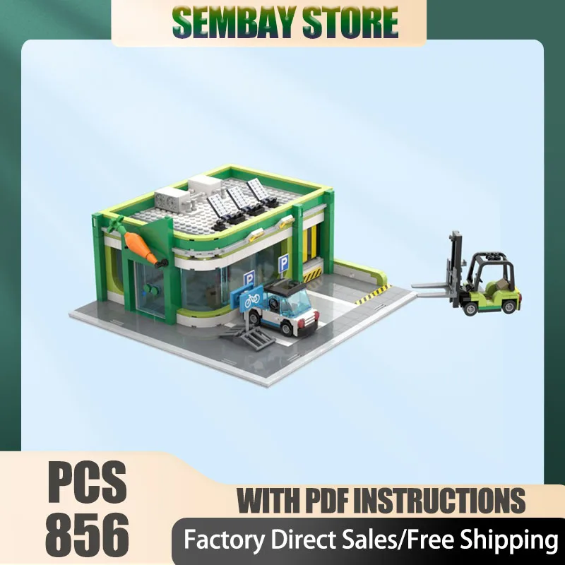 Popular Movie Model Moc Building Bricks Modular Grocery Store Model Technology Blocks Christmas DIY Toy Construction Set Gifts