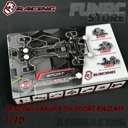 3Racing Sakura D6 SPORT RWD KIT 1/10 RC Electric Remote Control Model Car Professional Drift Racing Adult Children's Toys