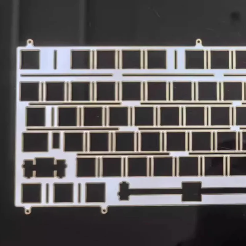 Teclado scc100 original fr4, placa de posicionamento dourada de imersão personalizada para teclados mecânicos, acessórios para jogos diy