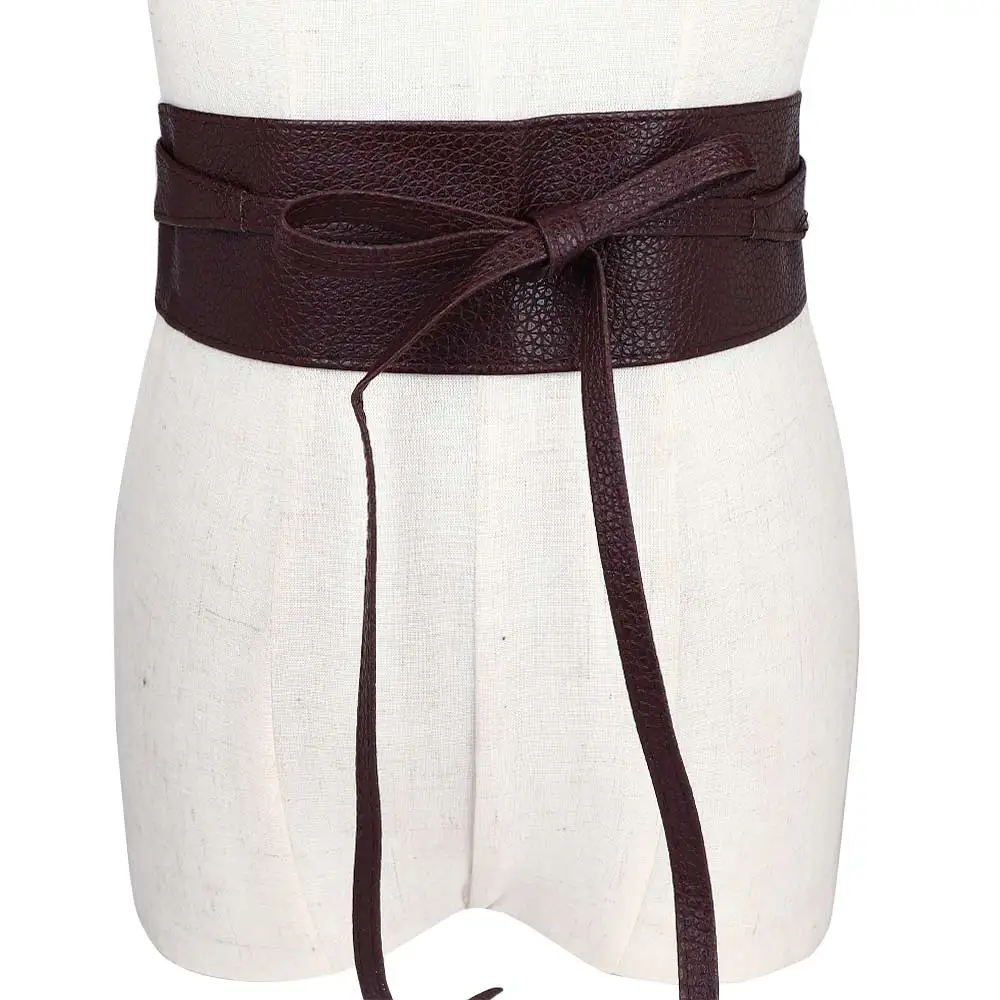 

Аксессуары для платья для женщин, пояс для дам и девочек, элегантный пояс с бантом, широкий ремень с завязкой вокруг талии, платье, пояс