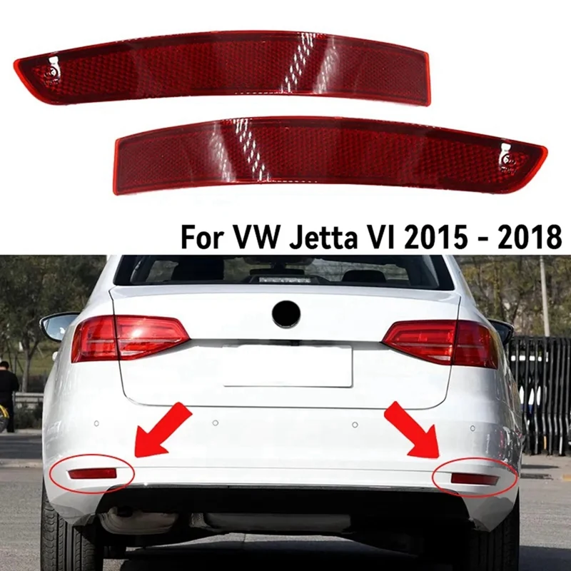 16D945105A 16D945106A Rear Bumper Reflector Rear Bumper Decorative Lights Automotive Parts For Volkswagen Jetta 2015-2018