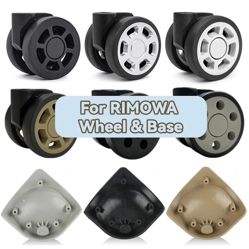 Suitable For Rimowa 50mm Universal Wheel Luggage Accessories Replacement of part Repair Wheels For Suitcase Mute Wear-resistant