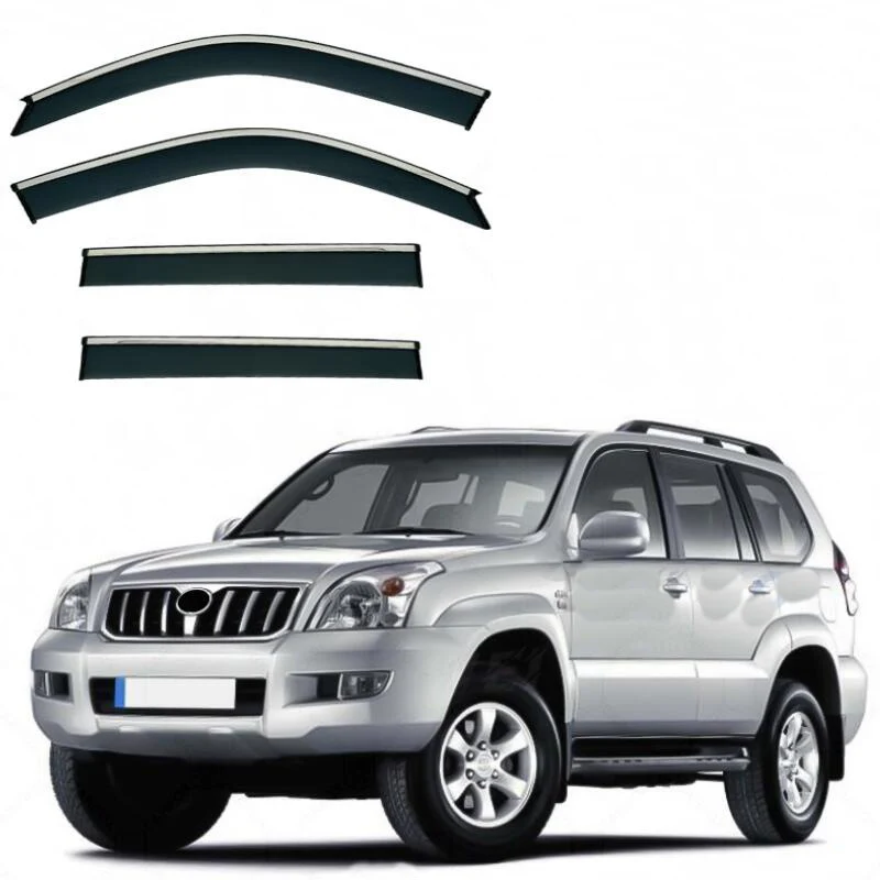 Window Visor Side Window Deflector For Toyota Land Cruiser Prado 1997 1998 1999 2000 2001 2002 2003 2004 2005 2006 2007 -2025