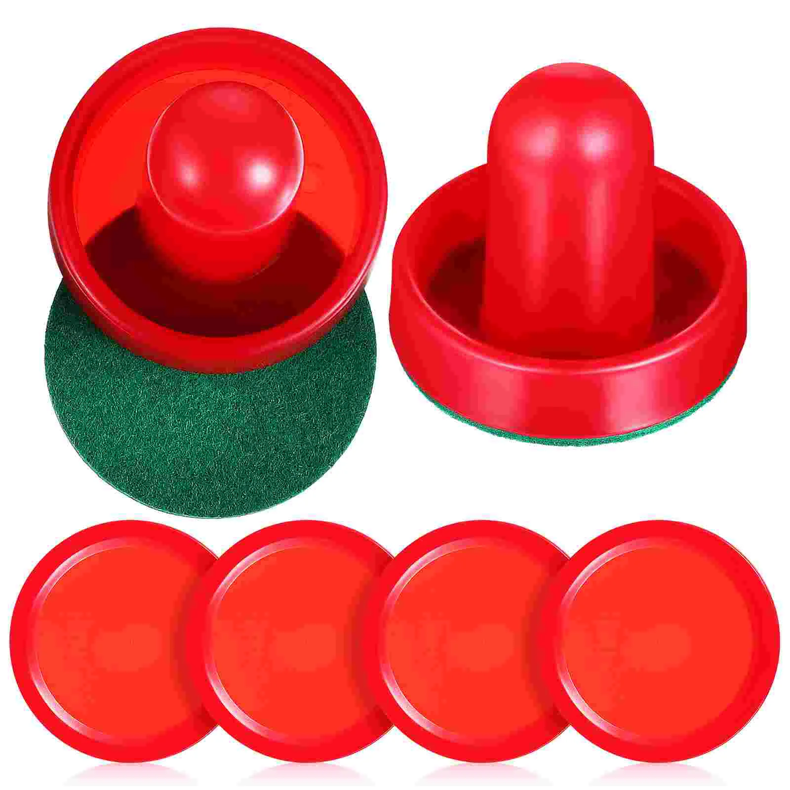 

Air Hockey Table Ice Pucks and Pusher Paddles for Game Slider Pushers Accessories