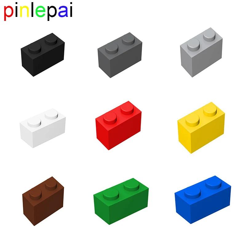 Pinlepai 3004 3065 Brick Bricks Parts 1x2 Brics Dot Building Blocks Assembled Particles Assemble Particle Toys For Children