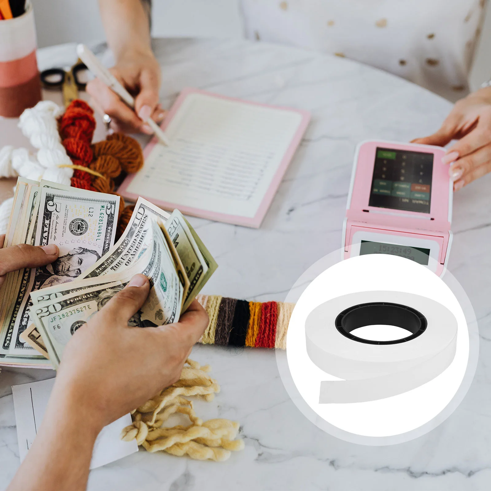 Cash Strapping Paper Gummed Tape Bank Supplies Packing for Moving Boxes Craft Heavy