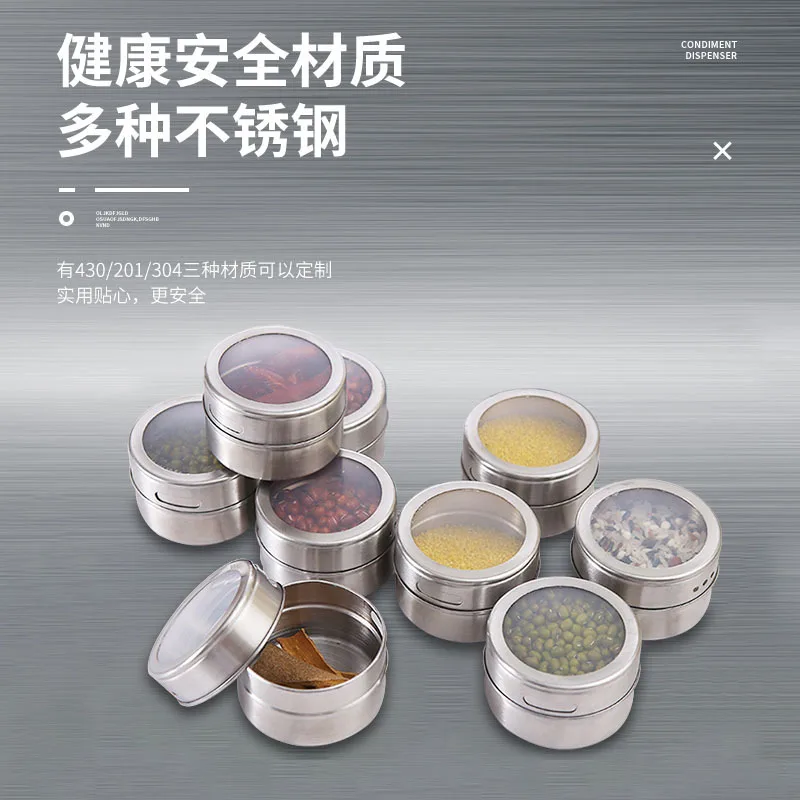 

Открытый барбекю, бытовой магнитный вращающийся консервный станок из нержавеющей стали, бутылка для приправ, доска 1/4/6/9/12, ароматический набор с основанием