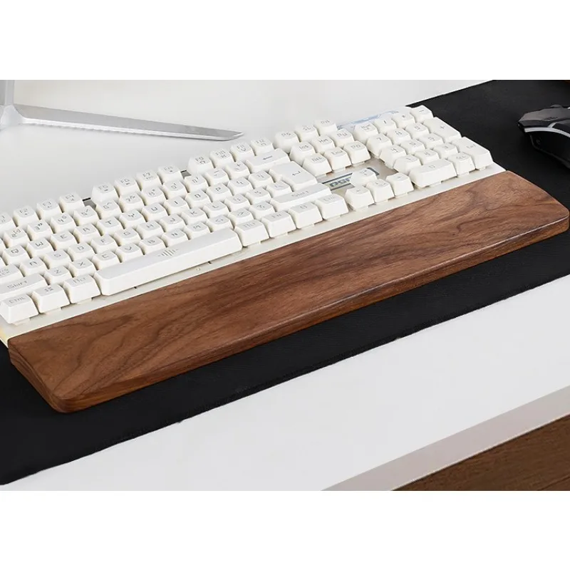 Wooden Keyboard Bracket Hand Bracket Black Walnut Wrist Wooden Mechanical Keyboard Wooden Hand Bracket Wrist Bracket
