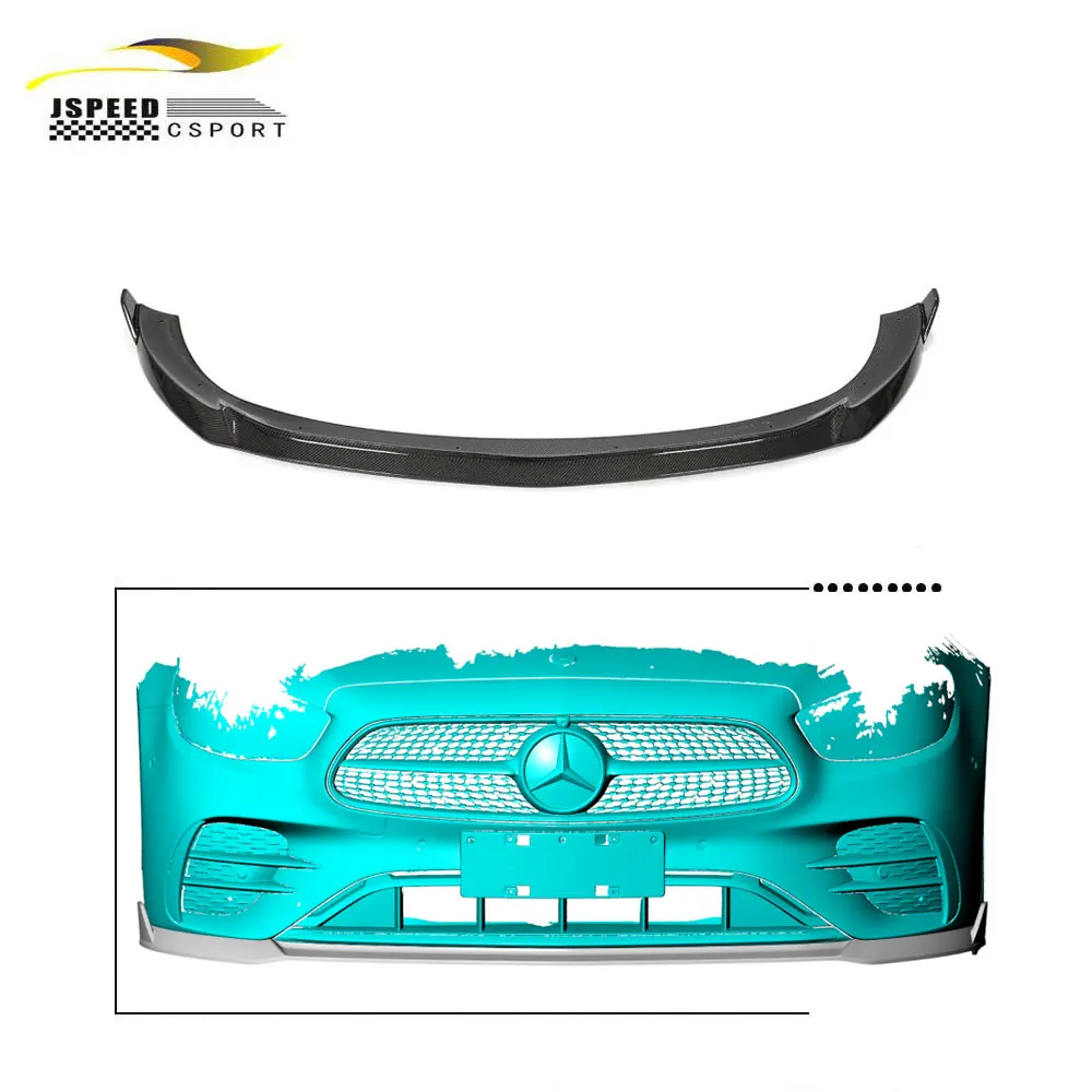 

Suitable for The carbon fiber W213 front lip is Suitable for the 4-door Mercedes-AMG sedans of Mercedes-Benz E-Class E350, E450