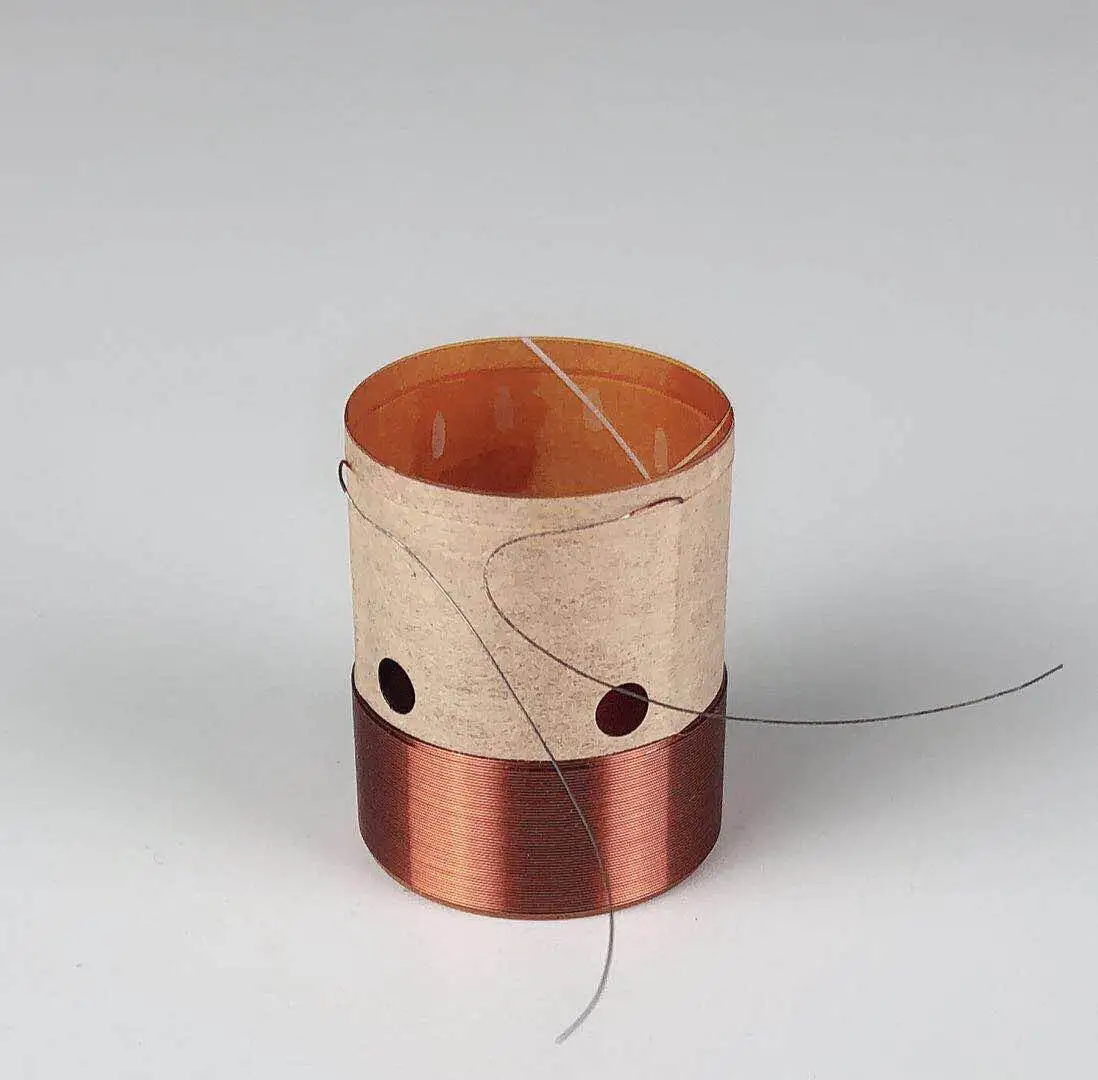 Kapton 25.5mm low-frequency voice coil, 25.5-core, 2-layer wire, speaker accessory