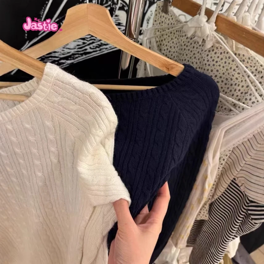 

Милый новый осенне-зимний милый шикарный свитер с большим воротником и длинным рукавом, однотонные вязаные женские топы, простые повседневные короткие пуловеры