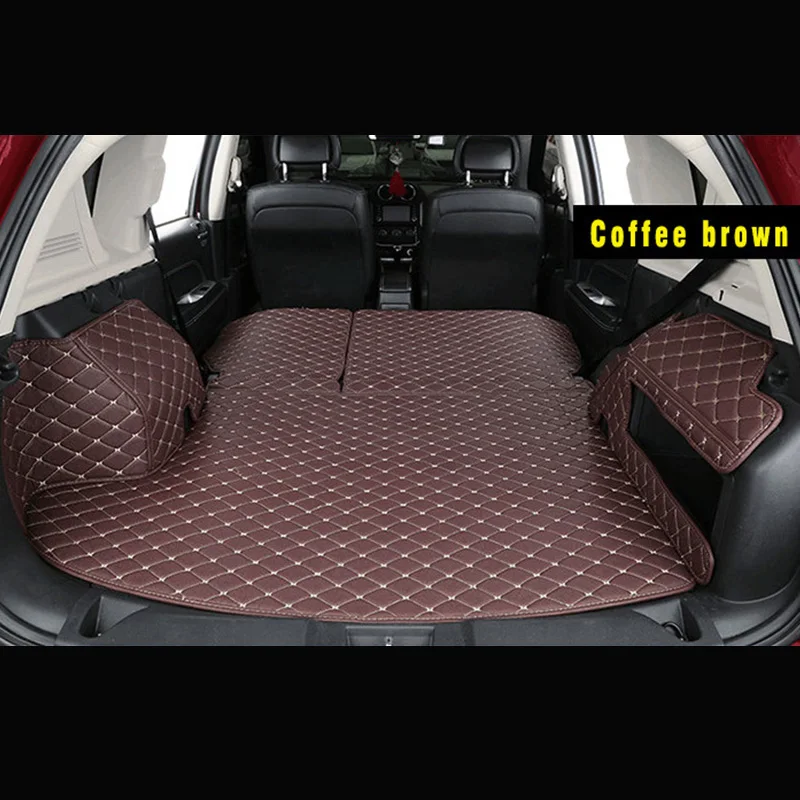 

7 Seats Custom Car Trunk Mats Fit For Peugeot 5008 e-5008 2025 2026 2027 Auto Accessories Cargo Liner Car Boot Carpet