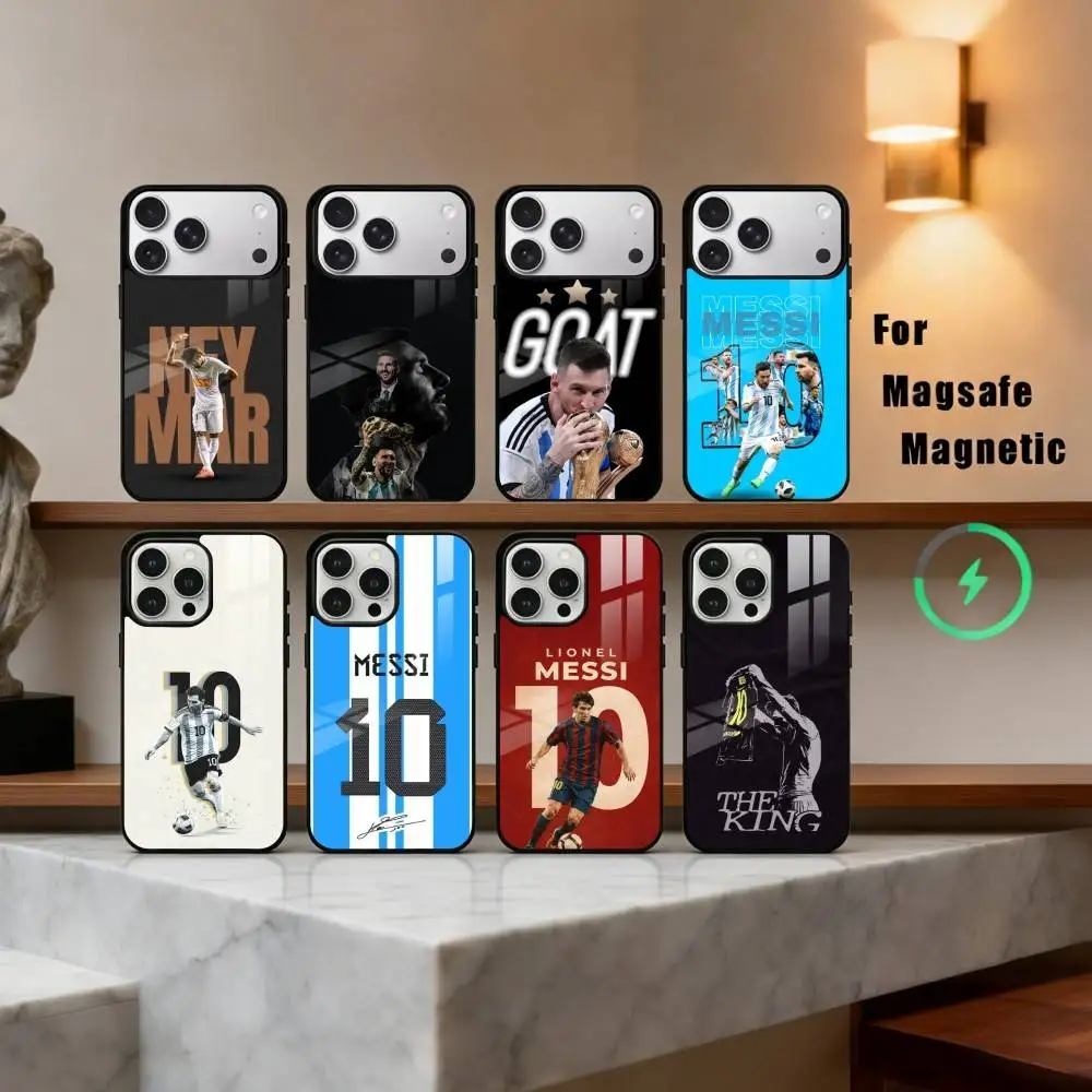 

S-Superstar-M-MessiS-10-PrintS Phone Case For iPhone17,16,15,14,13,12,11 Plus,Pro Max Magnetic For Magsafe Wireless Charging