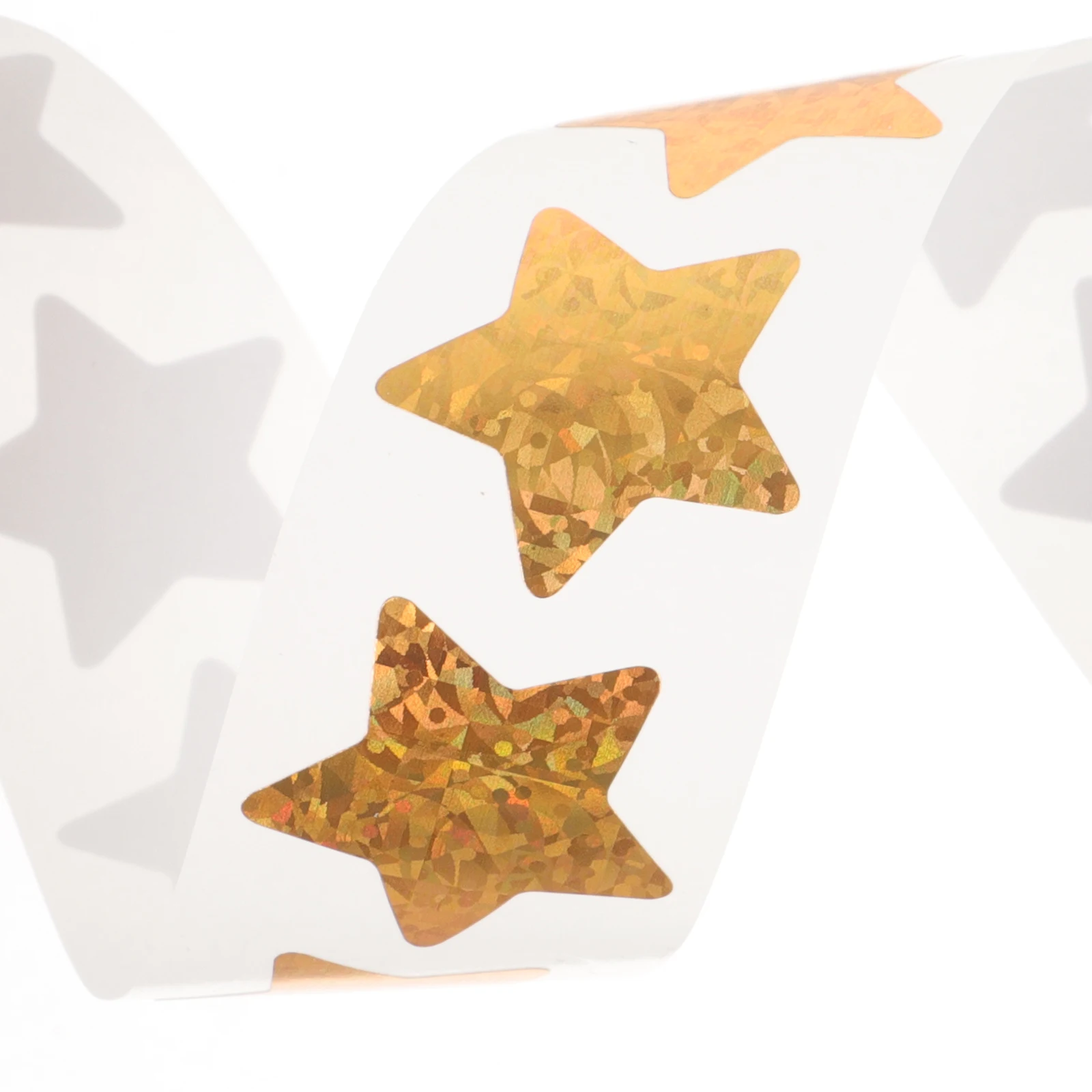 

2pcs 2 Rolls Shiny Star Children Reward Stickers Packaging Seals Craft Tags Labels Five-Pointed Kids Award Stickers Classroom