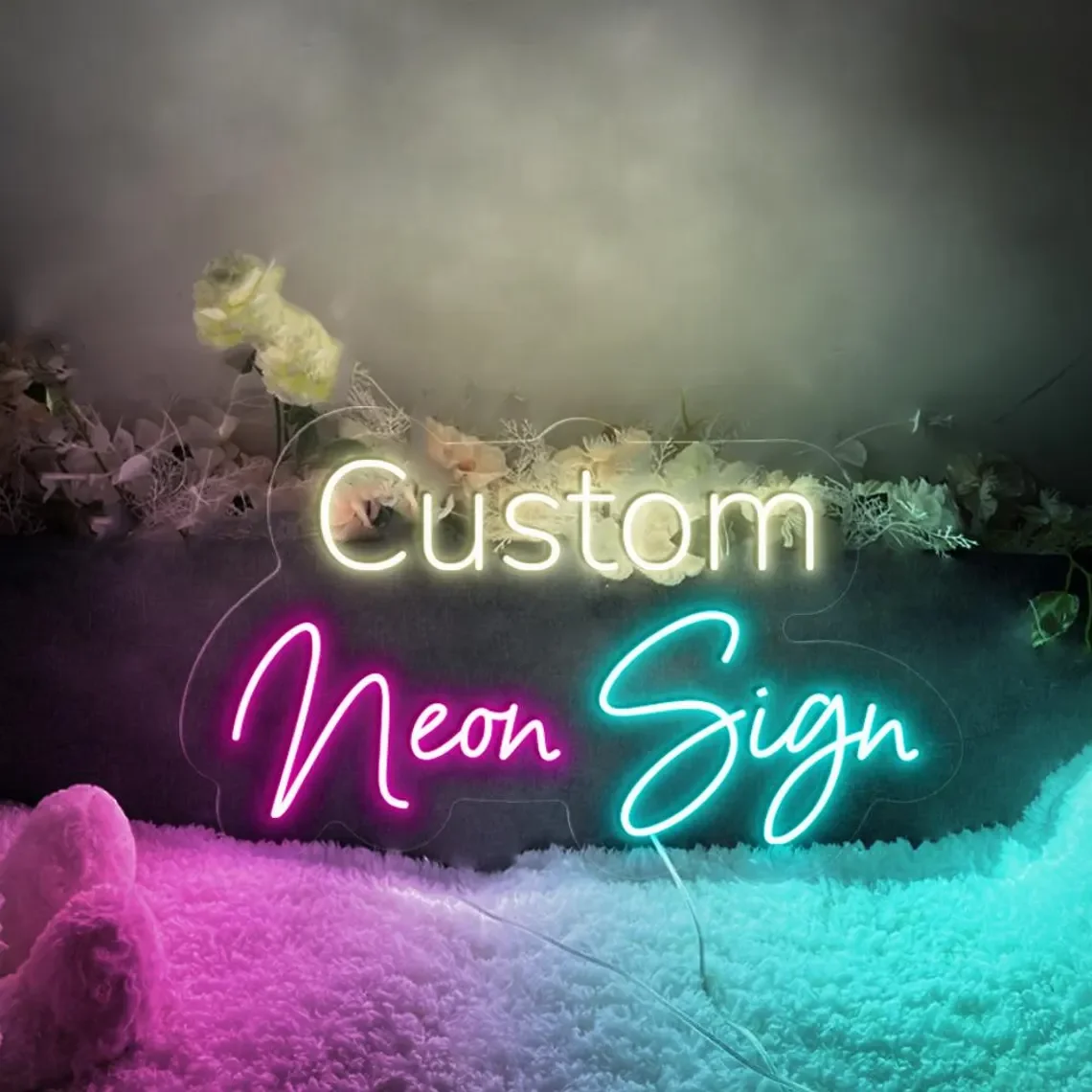 Custom Led Neon Sign Name Neon Light for Wall Decor Home Party Room Decoration Dimmable Personalized Gift Business Logo Design