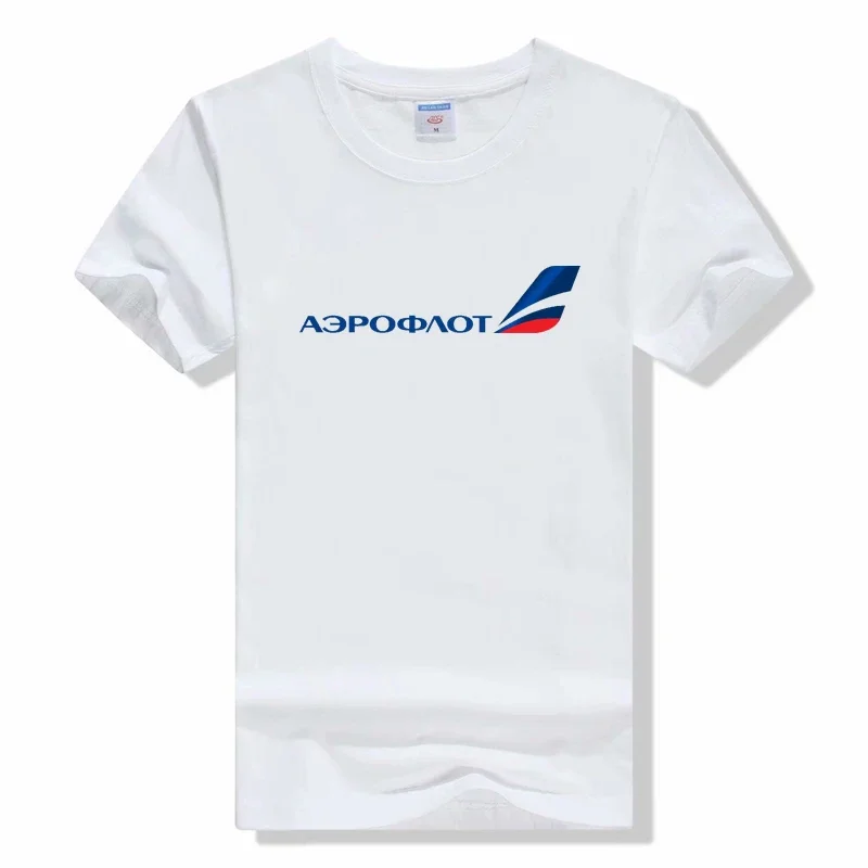 Aeroflot Russian Airlines T-Shirt unisex casual cotton tshirt men summer fashion t-shirt