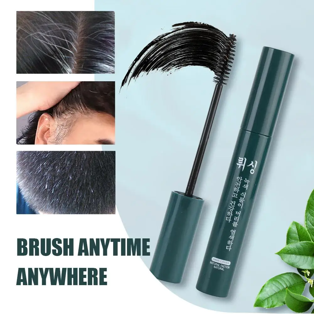 

Black Brown Hair Dye Stick One-Time Hair Dye Instant Hair Coverage White Hairs Stick Color Up Root Cover Cream Temporary Gr K9S6