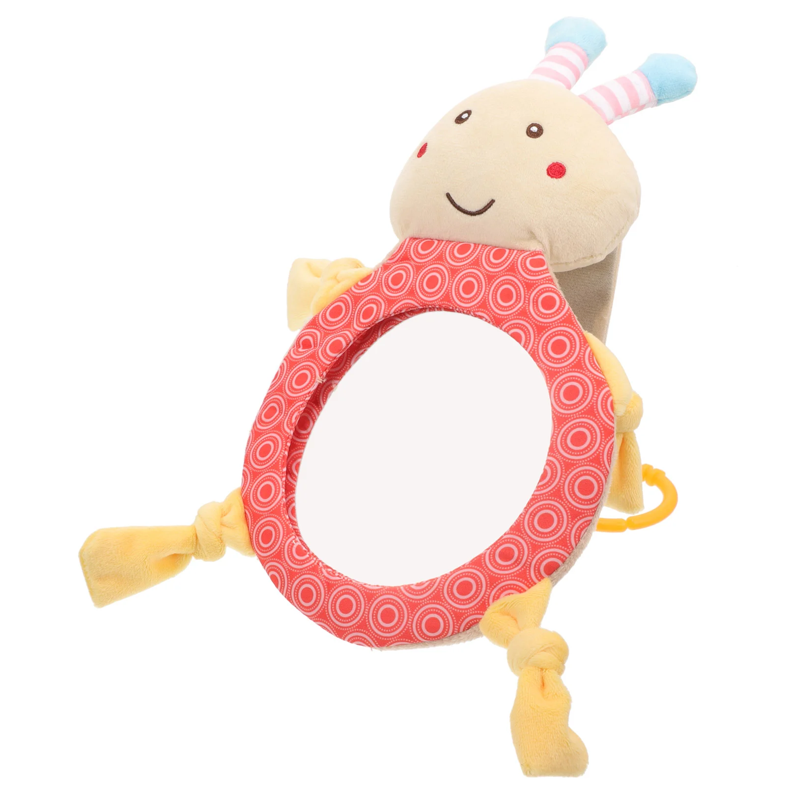 

Cartoon Animal Rear View Mirror Toy Facing Back Seat Mirrors Baby for Crib Toys