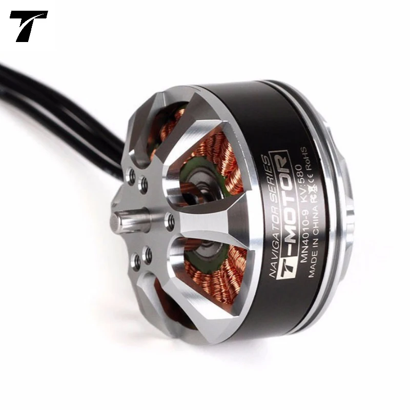 T-MOTOR MN4010 Brushless Motor For UAV KV370/KV475/KV580 450W 540W 20A 30A Factory Wholesale Light Weight 4mm Permanent Magnet