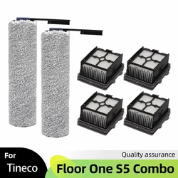 สำหรับ Tineco ชั้น ONE S5 Combo ไร้สายเปียกแห้งเครื่องดูดฝุ่นชุดเปลี่ยนแปรงลูกกลิ้งและเครื่องดูดฝุ่น HEPA FILTER อุปกรณ์เสริม