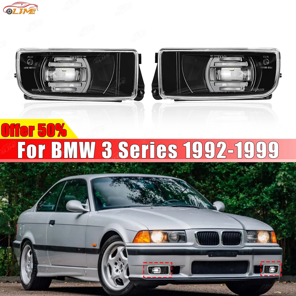 

Fit For BMW 3 Series 1992-1999 E36 M3 Automotive Fog Light Assembly Signal Light Assembly Warning Light Automotive Parts